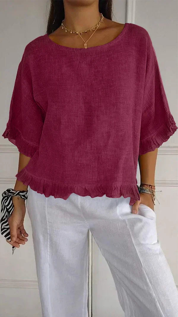 Jora™ - Casual Solid Colour Shirt