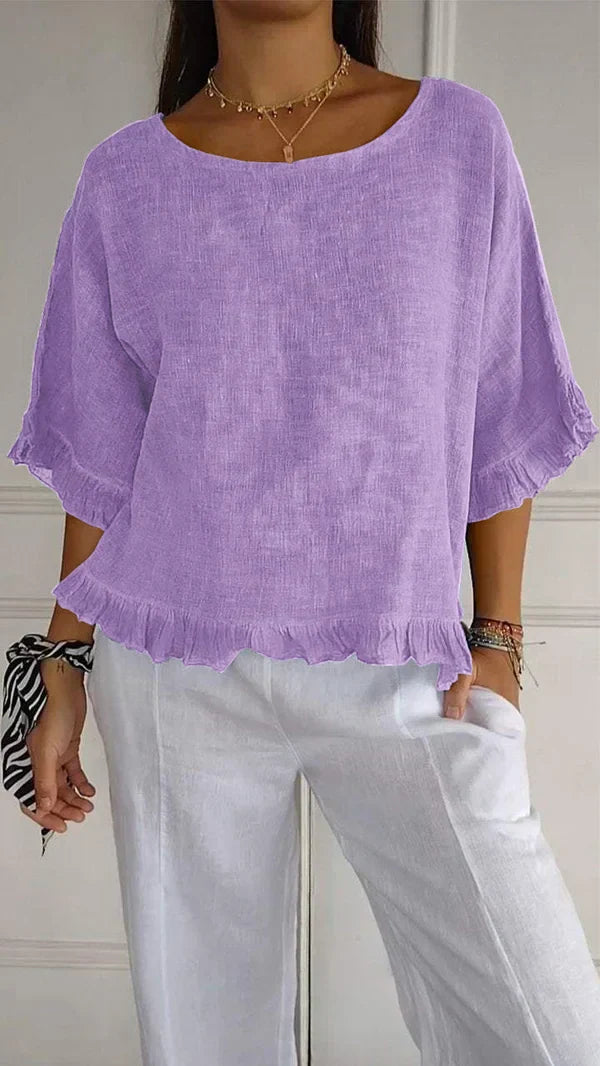 Jora™ - Casual Solid Colour Shirt