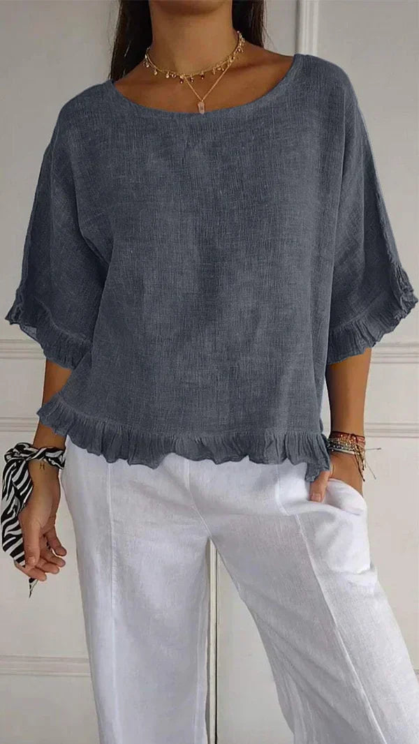 Jora™ - Casual Solid Colour Shirt