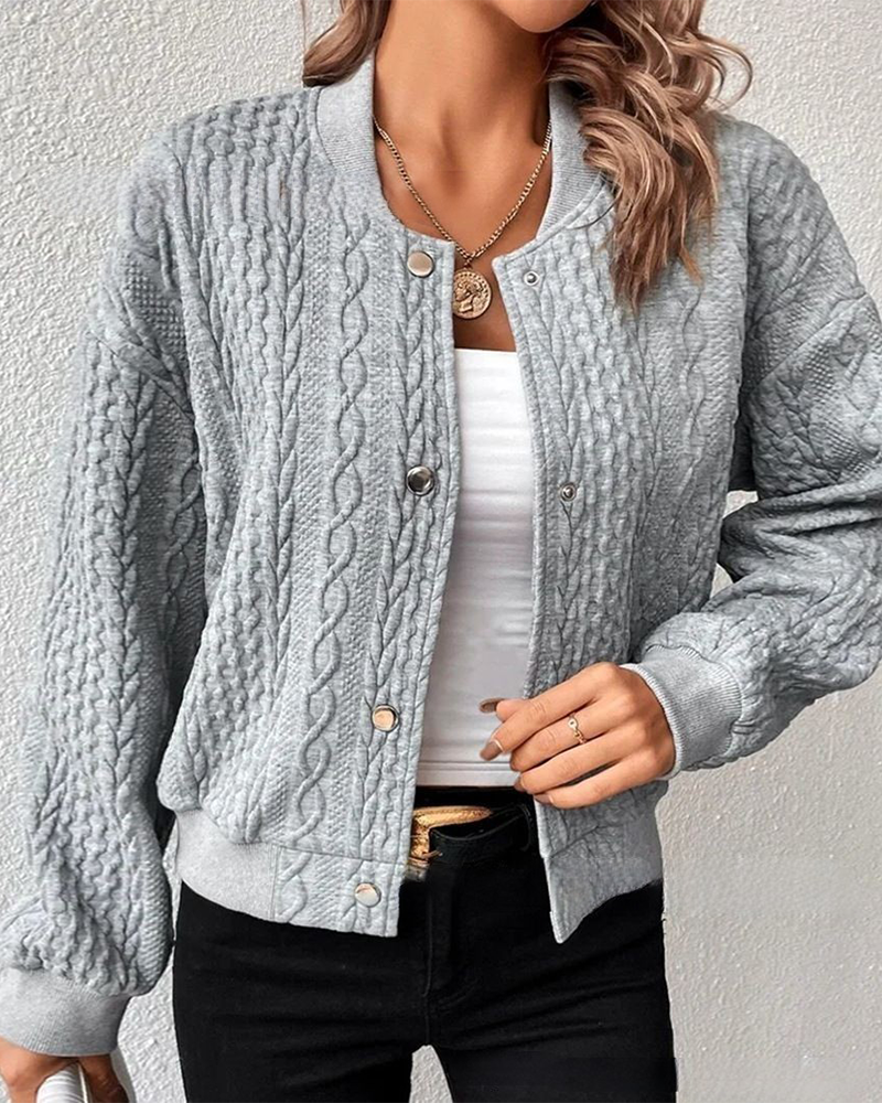Lucille™ - Elegant Textured Cardigan