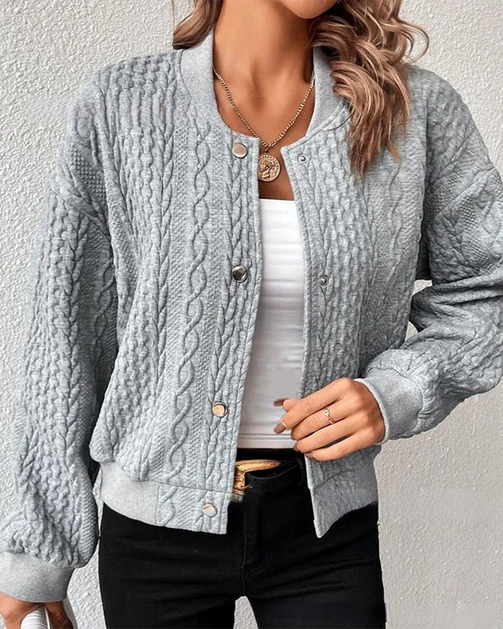 Lucille™ - Elegant Textured Cardigan