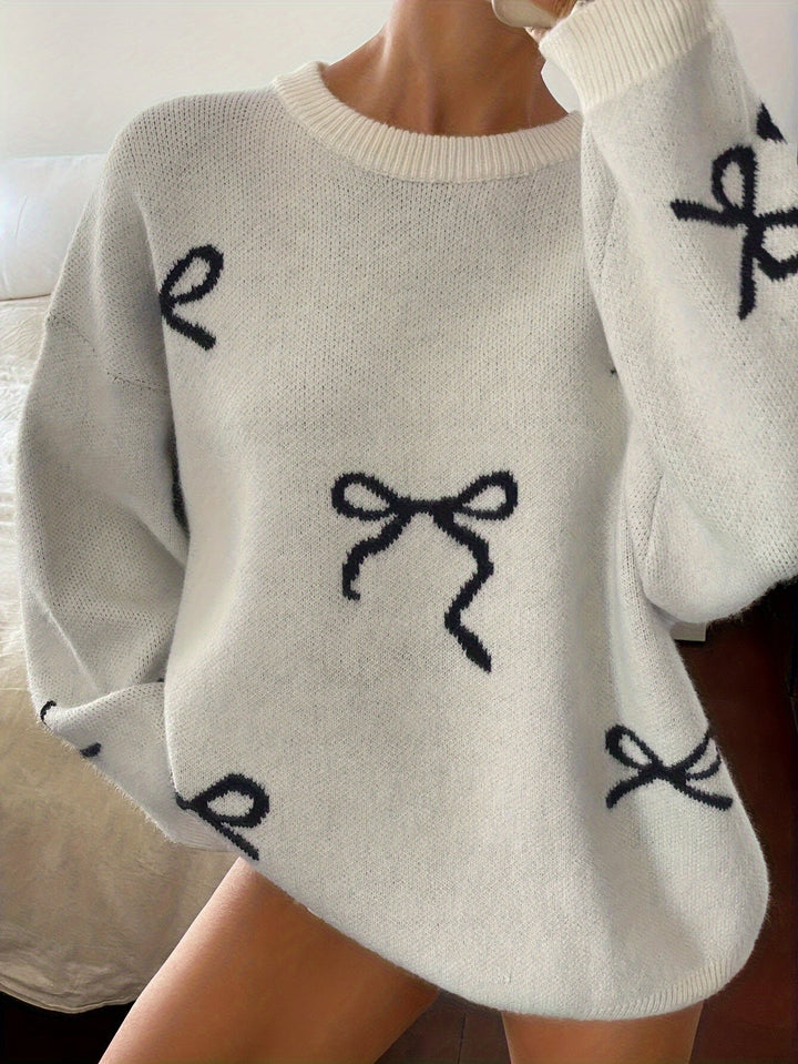 Liv™ - Bow Detail Knit Sweater