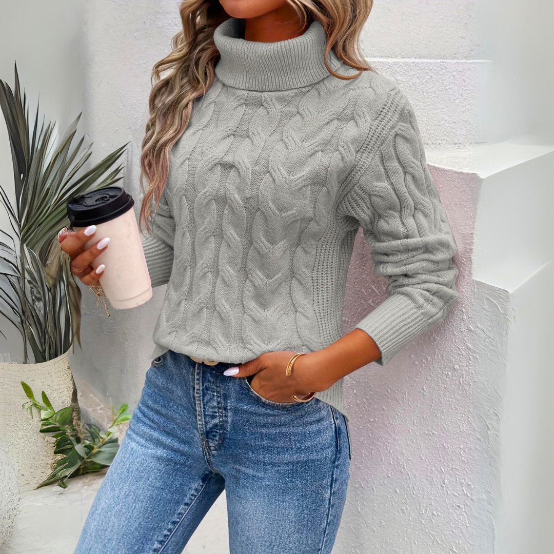 Giulia™ - Warm Knitted Turtleneck Sweater