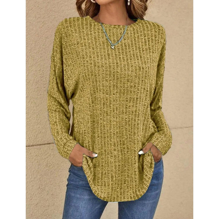 Cleo™ - Textured One-Colour Pullover