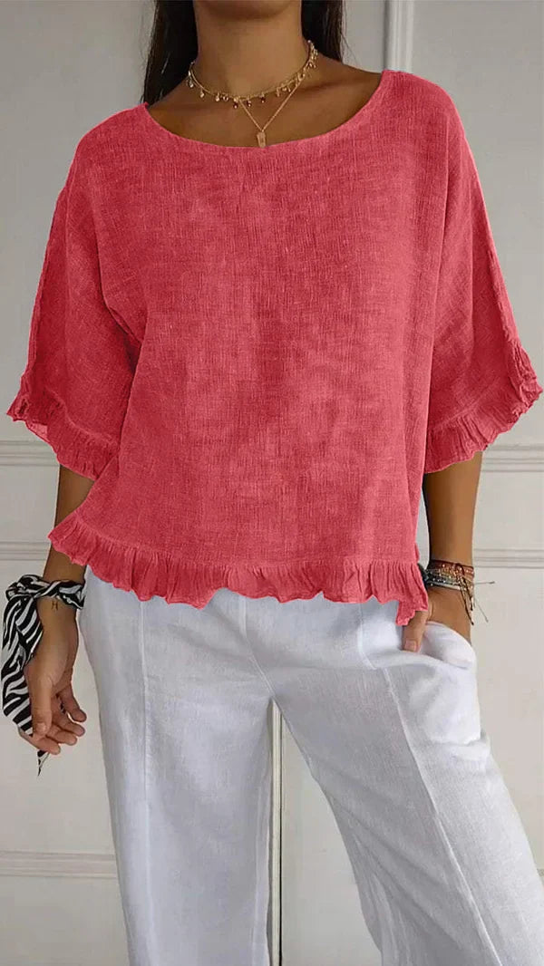 Jora™ - Casual Solid Colour Shirt