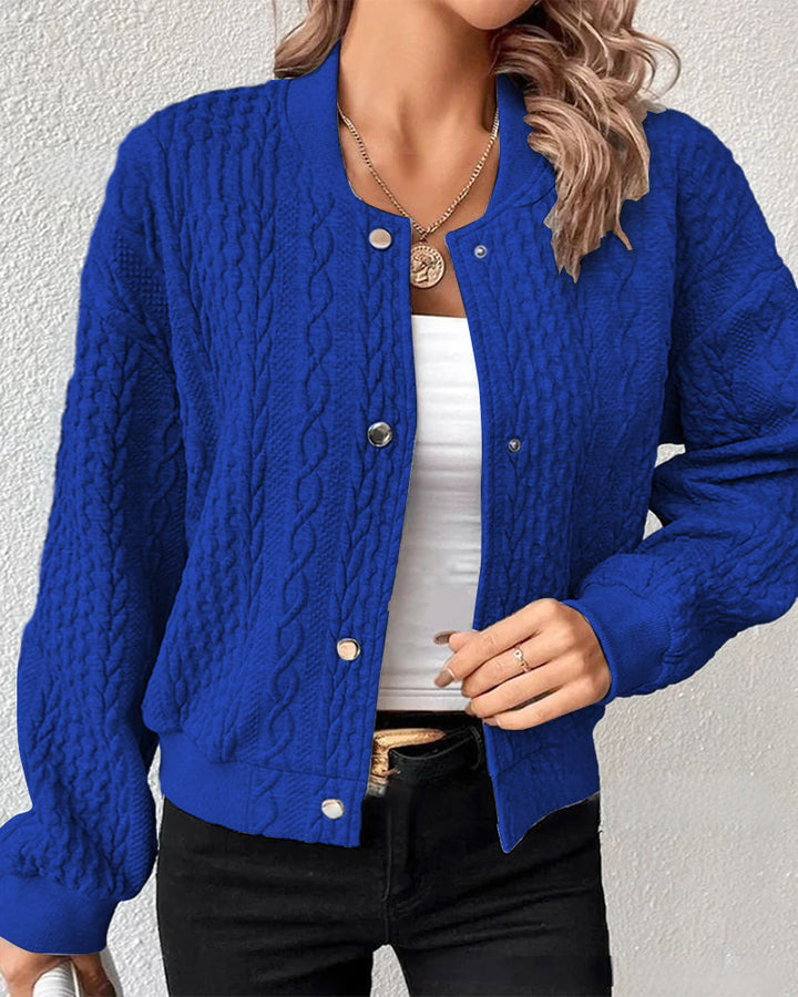 Lucille™ - Elegant Textured Cardigan