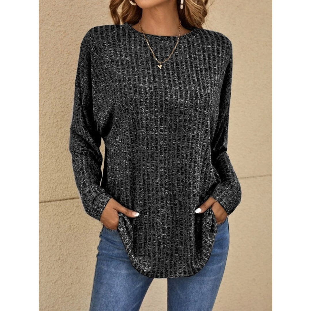 Cleo™ - Textured One-Colour Pullover