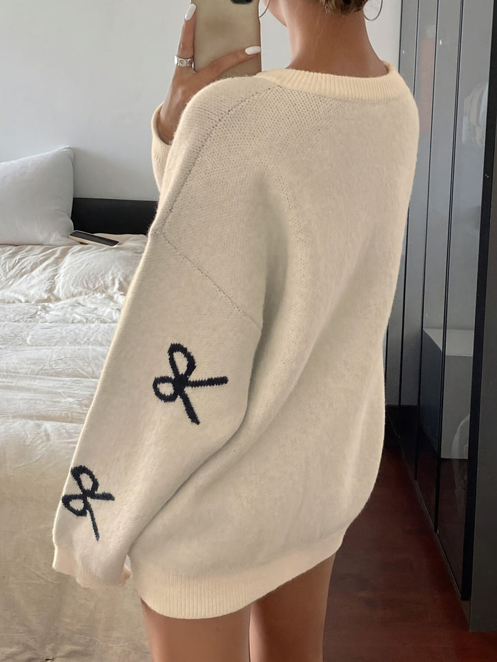 Liv™ - Bow Detail Knit Sweater