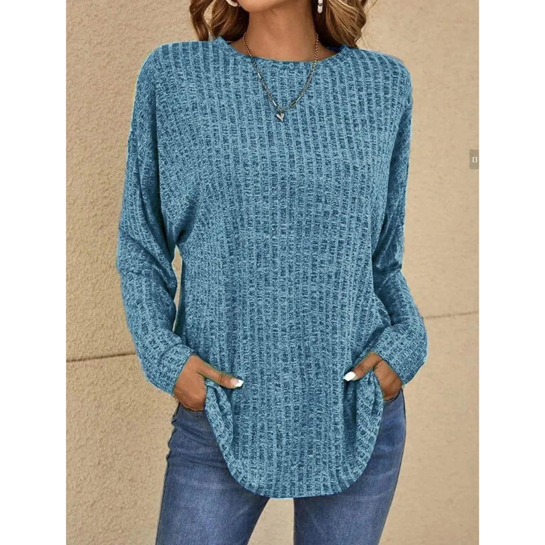 Cleo™ - Textured One-Colour Pullover