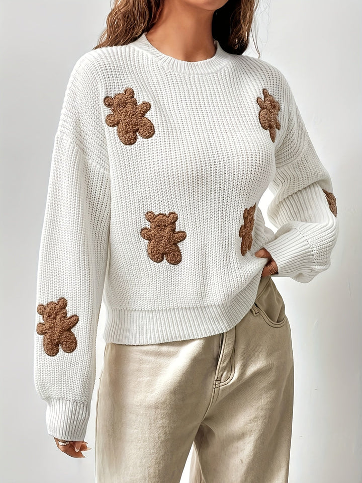 Chelsea™ - Teddy Appliqué Breisweater