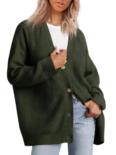 Remy™ - Luxurious V-Neck Cardigan for Women