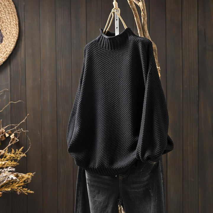 Mina™ - High Collar Sweater