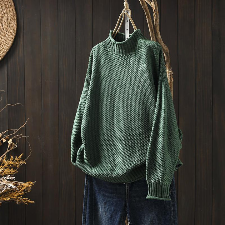 Mina™ - High Collar Sweater