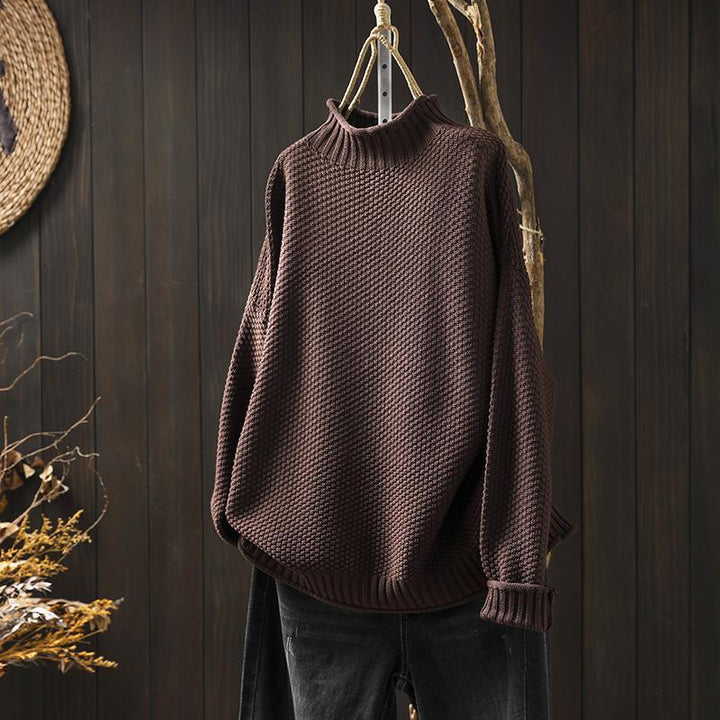 Mina™ - High Collar Sweater