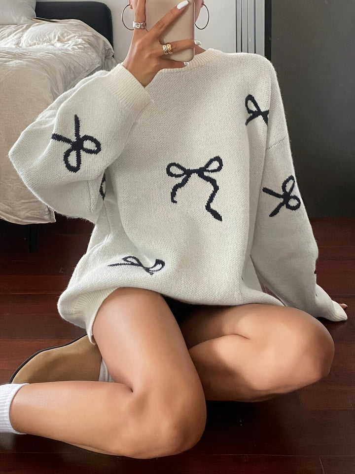 Liv™ - Bow Detail Knit Sweater