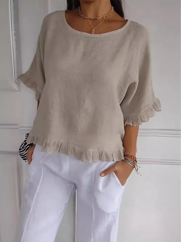 Jora™ - Casual Solid Colour Shirt