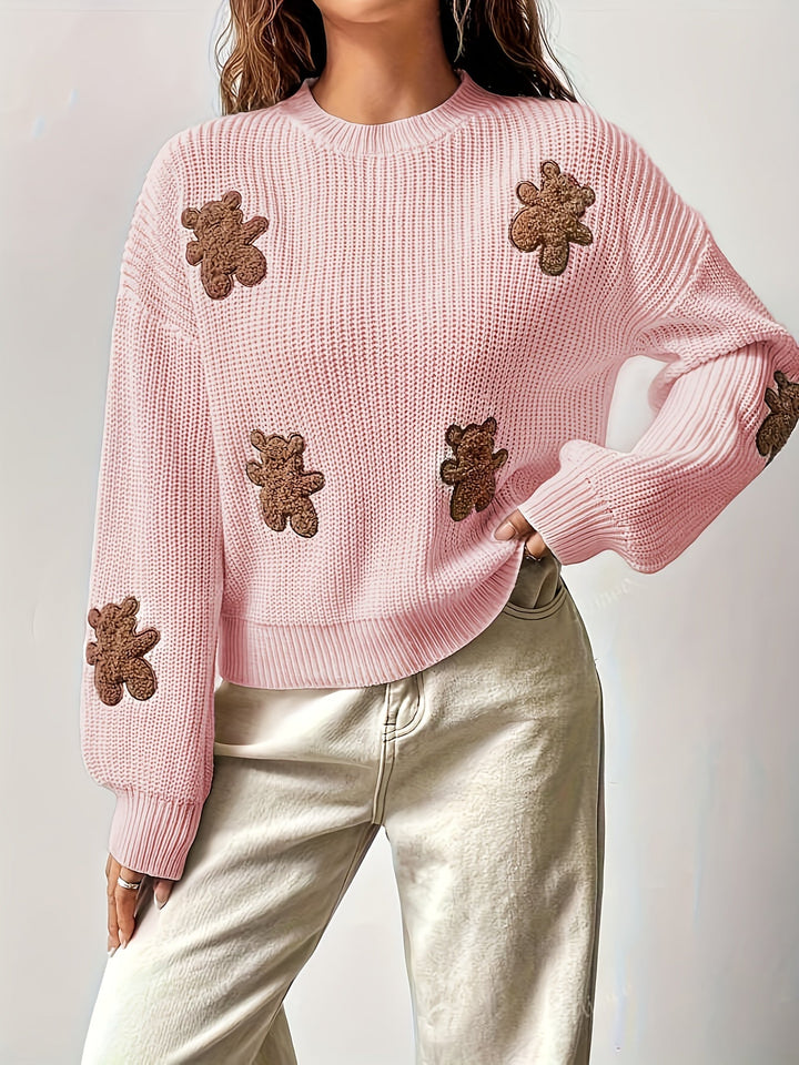 Chelsea™ - Teddy Appliqué Breisweater