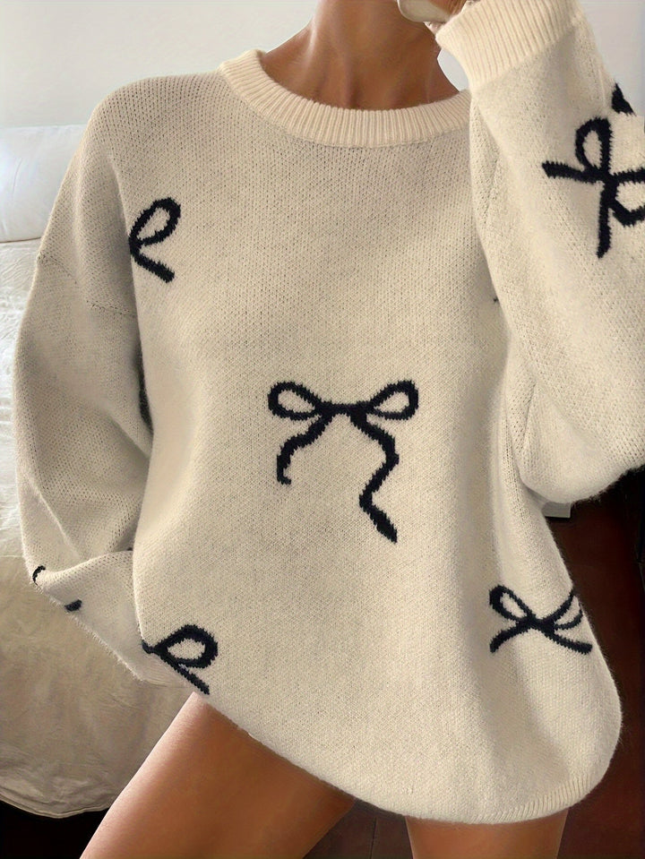 Liv™ - Bow Detail Knit Sweater