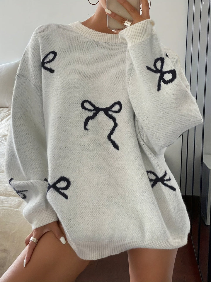 Liv™ - Bow Detail Knit Sweater