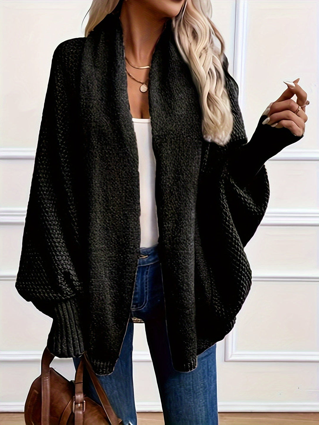 Ayrona™ - Cozy Shawl Knit Cardigan