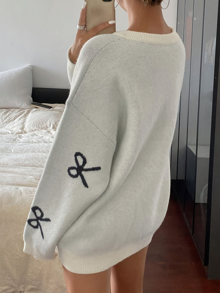 Liv™ - Bow Detail Knit Sweater
