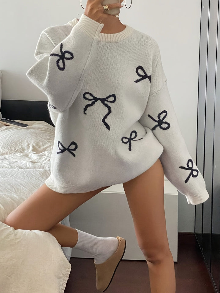 Liv™ - Bow Detail Knit Sweater