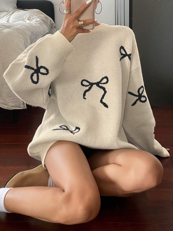Liv™ - Bow Detail Knit Sweater