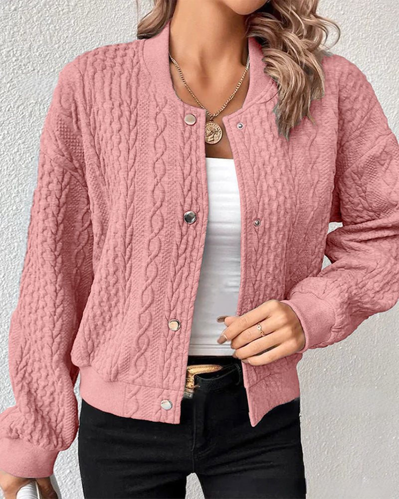Lucille™ - Elegant Textured Cardigan