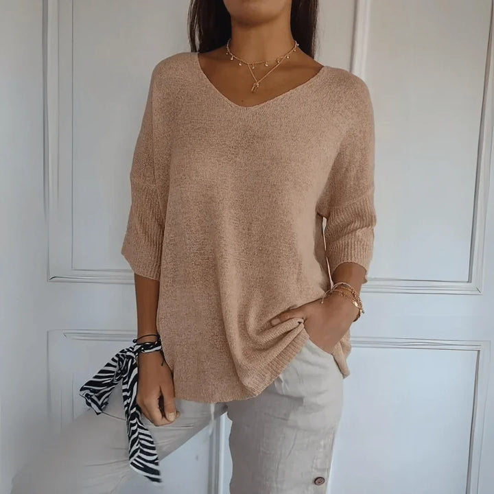 Leah™ - Elegant Knitted Shirt
